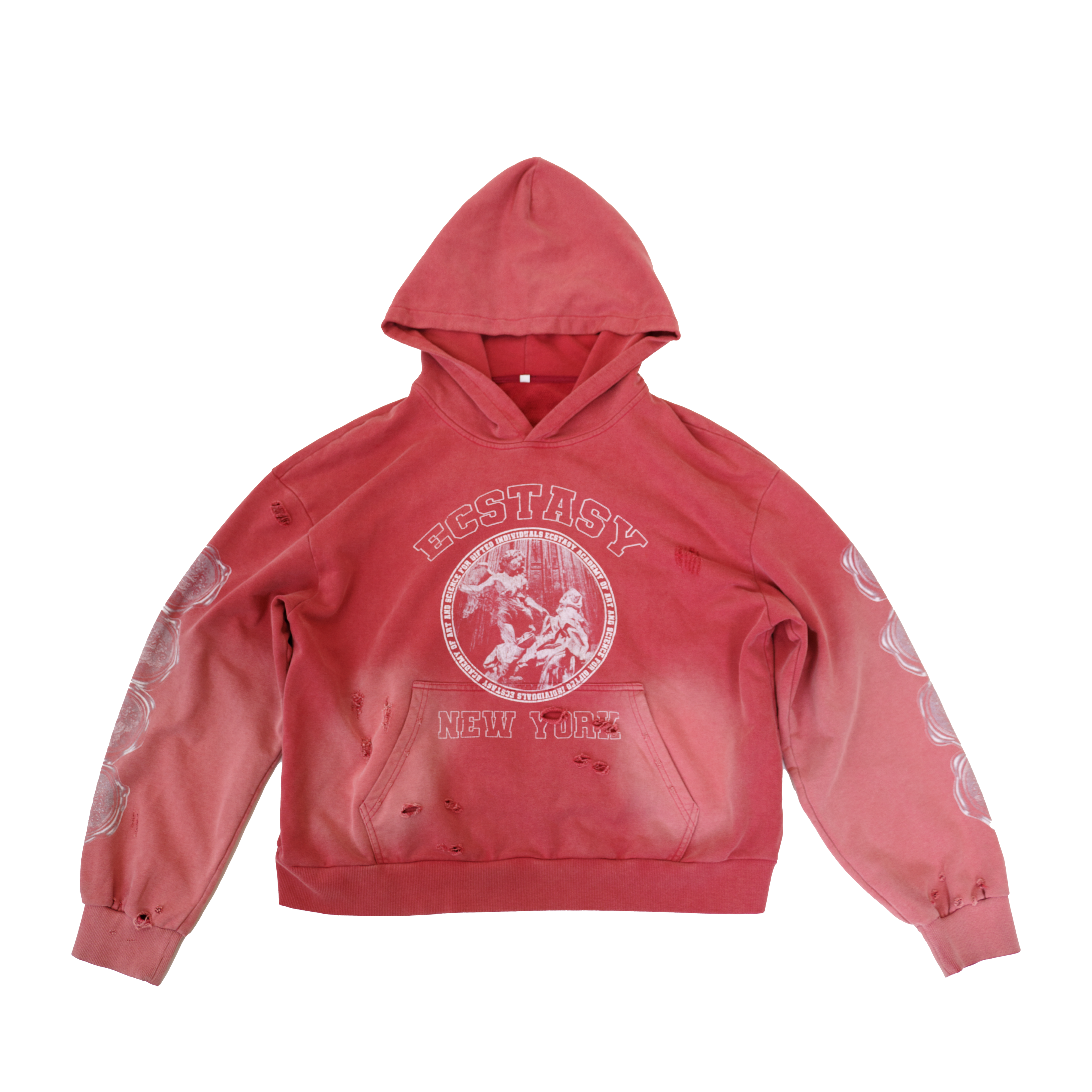 CRIMSON RED "VARSITY" HOODIE