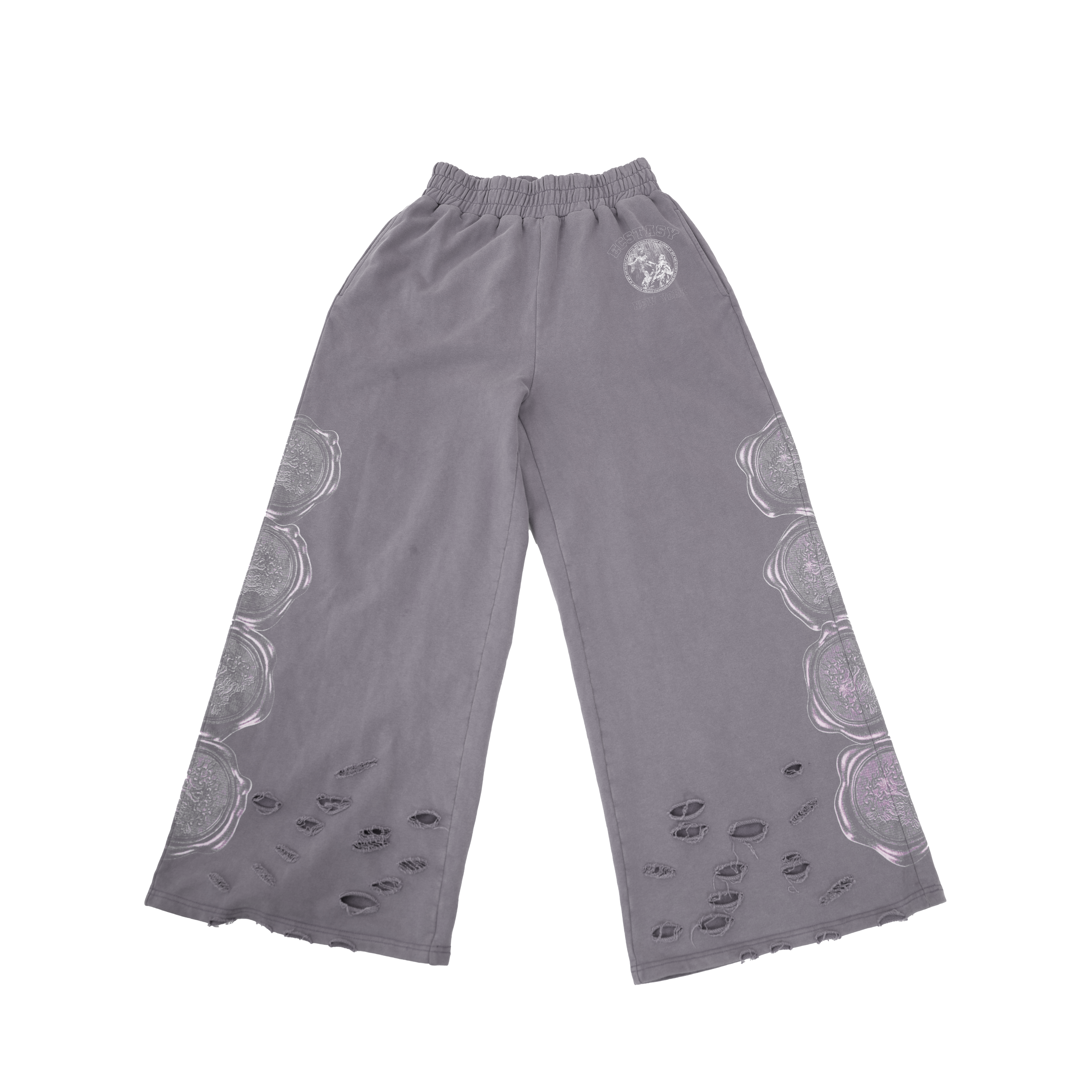 GRAY "VARSITY" SWEATPANTS
